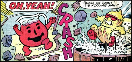 An action packed romp, as kool aid man returns to stop an evil drug ring. 