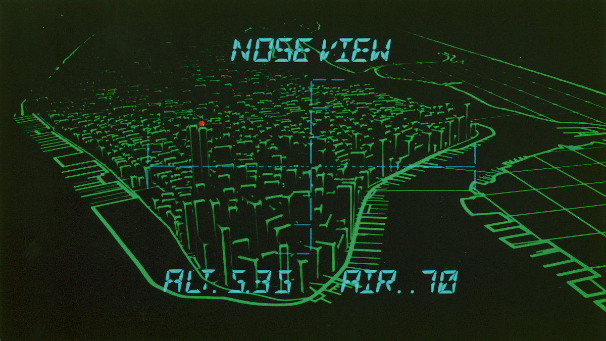 Escape From New York Map The Glider Navigation Sequence in 'Escape from New York', 1981